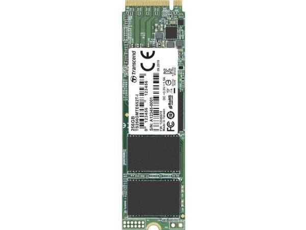 Transcend MTE652T-I - SSD - 256 GB - intern - M.2 2280 (dobbelsidig) - PCIe 3.0 x4 (NVMe)
