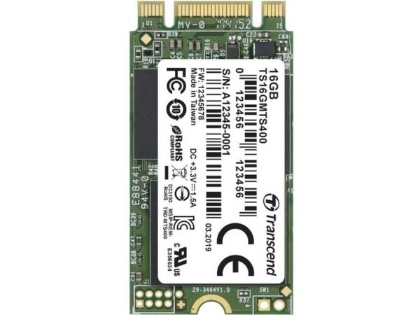 Transcend MTS400, 16 GB, M.2, 560 MB/s