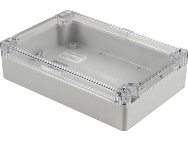 Hammond Electronics 1554HL2GYCL Universalkabinet 180 x 120 x 45 Polykarbonat Grå 1 stk Hammond Electronics 1554HL2GYCL Universalkabinet 180 x 120 x 45 Polykarbonat Grå 1 stk
