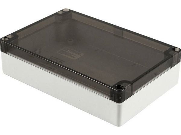 Hammond Electronics 1554HL2GYSL Universalskap 180 x 120 x 45 Polykarbonat Grå 1 stk Hammond Electronics 1554HL2GYSL Universalskap 180 x 120 x 45 Polykarbonat Grå 1 stk