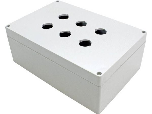 Hammond Electronics 1554MPB6 Universalskap 240 x 160 x 90 Polykarbonat Grå 1 stk