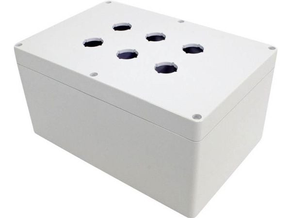 Hammond Electronics 1554MPB6B Universalskap 240 x 160 x 120 Polykarbonat Grå 1 stk Hammond Electronics 1554MPB6B Universalskap 240 x 160 x 120 Polykarbonat Grå 1 stk