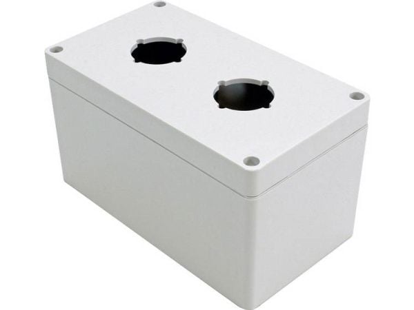Hammond Electronics 1554PB2D Universalskap 160 x 90 x 90 Polykarbonat Grå 1 stk