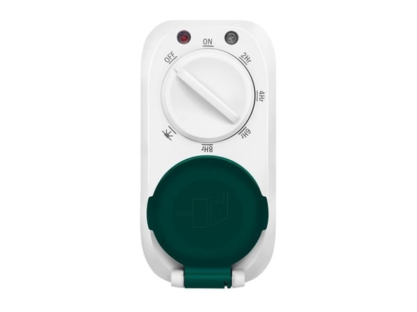 LogiLink ET0013, Päivittäinen ajastin, Valkoinen, Rotaatio, IP44, 230 V, 50 Hz