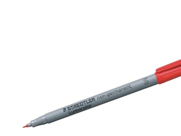 Staedtler 311-2, 1 kpl, Punainen, Pyöreä pää, Harmaa, Punainen, Polypropeeni (PP), 0,4 mm