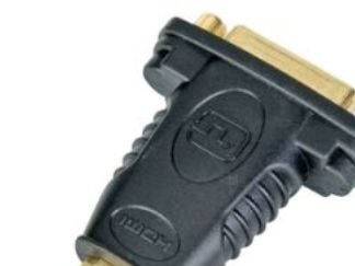 PremiumCord-adapter HDMI A - DVI-D M/F, gullbelagte kontakter (kphdma-1)