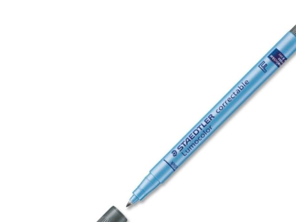 STAEDTLER Lumocolor correct F foliokynä musta 10 kpl