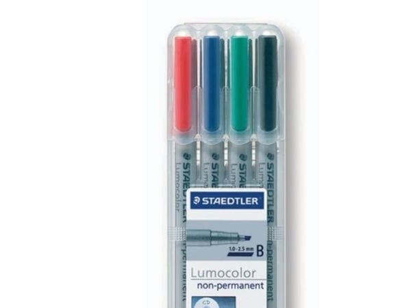 Staedtler 312 WP4, 1 kpl, musta, Sininen, Ruskea, Vihreä, Oranssi, Punainen, Violetti, Keltainen, Harmaa, Polypropeeni (PP), 1 mm, 2,5 mm