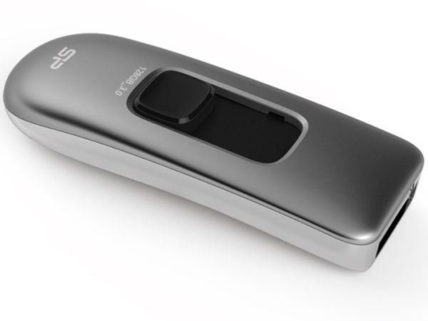 Silicon Power Marvel M70, 32 GB, USB Type-A, 3.2 Gen 1 (3.1 Gen 1), 200 MB/s, Skyving, Grå, Sølv