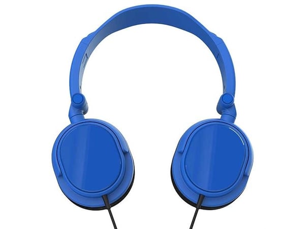 Vivanco DJ 20, Koblet med ledninger (ikke trådløs), 20 - 20000 Hz, Hodetelefoner, Blå