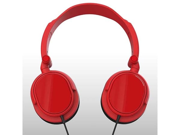 Vivanco DJ 20, Langallinen, 20 - 20000 Hz, Kuulokkeet, Punainen
