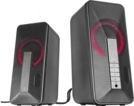 SPEEDLINK LAVEL - Høyttalere - for PC - trådløs - Bluetooth - 20 watt (Total) - svart