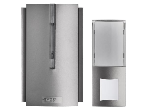 Emos 3402060000, Sølv, 85 dB, Trådløs, 433 MHz, 120 m, AC