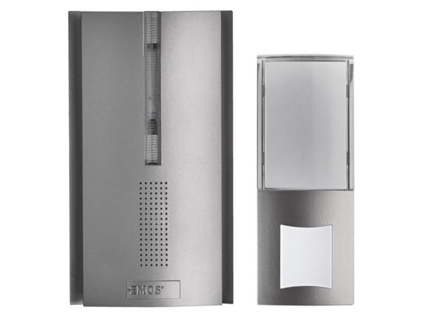 Emos 3402060001, Sølv, 85 dB, Trådløs, 433 MHz, 120 m, Batteri