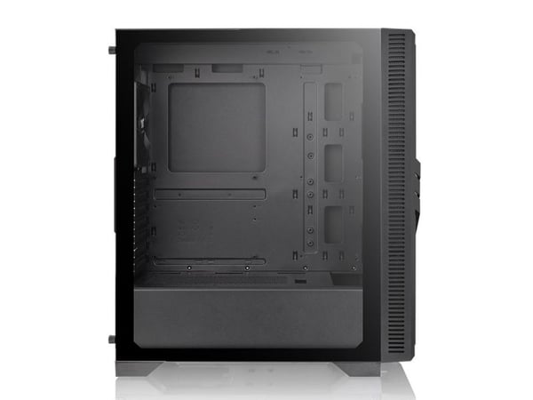 Thermaltake Versa T35 TG RGB - Mid tower - ATX - sidepanel med vindu (herdet glass) - ingen strømforsyning (PS/2) - svart - USB/lyd