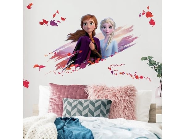 Disney Frost 2 Elsa og Anna Wallstickers