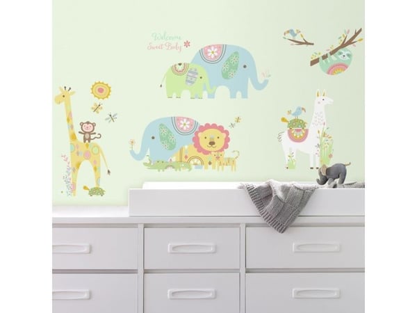 Baby dyr wallstickers