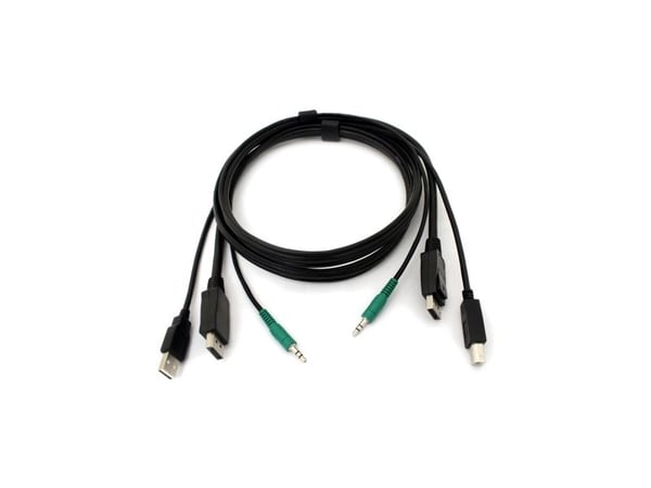 Black Box - Video- / USB / audio-kabel - USB, mini-phone stereo 3.5 mm, HDMI (hann) til mini-phone stereo 3.5 mm, USB-type B, HDMI (hann) - 1.8 m