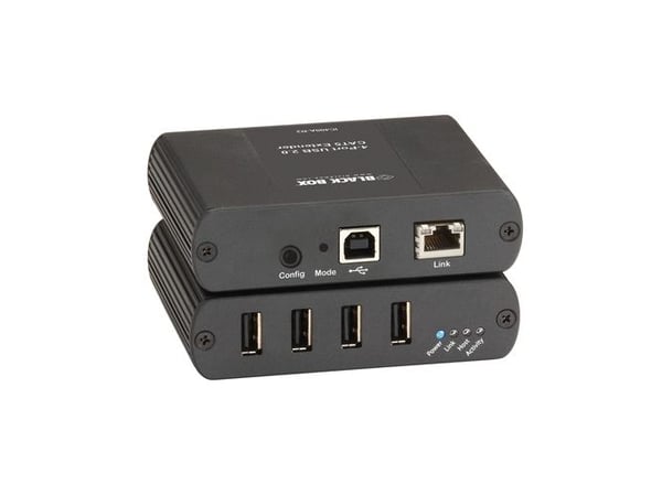 Black Box IC400A-R2, Verkkolähetin ja -vastaanotin, 100 m, Musta, FCC (Class B), IC (Class B), CE (Class B); ESD Rating: EMC EN-61000-4-2:2001 4kV ...