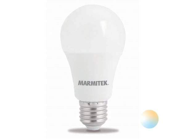 Marmitek Smart me Smart comfort Glow ME - LED-lyspære - form: A60 - E27 - 9 W (ekvivalent 60 W) - klasse F - varm til kjølig hvitt lys - 2700-6500 K