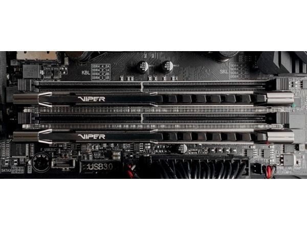 Patriot Extreme Performance Viper Steel - DDR4 - sett - 64 GB: 2 x 32 GB - DIMM 288-pin - 3200 MT/s / PC4-25600 - CL16 - 1.35 V - ikke-bufret - ikk...