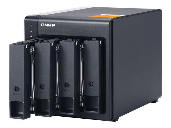 QNAP TL-D400S - Harddiskarray - 4 brønner (SATA-600) - SATA 6Gb/s (ekstern)