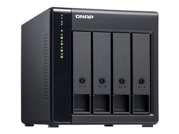 QNAP TL-D400S - Harddiskarray - 4 brønner (SATA-600) - SATA 6Gb/s (ekstern)