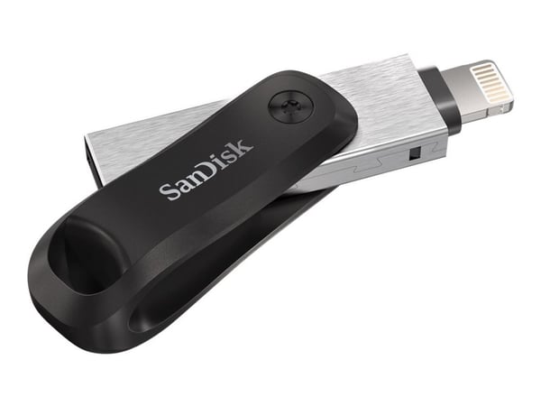 SanDisk iXpand Go - USB-flashstasjon - 64 GB - USB 3.0 / Lightning - for Apple iPad/iPhone (Lightning)