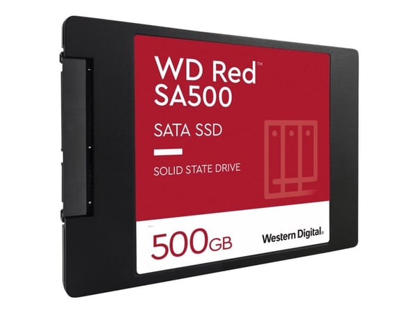 WD Red SA500 WDS500G1R0A - SSD - 500 GB - intern - 2.5" - SATA 6Gb/s