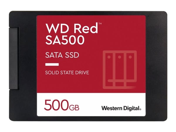 WD Red SA500 WDS500G1R0A - SSD - 500 GB - intern - 2.5" - SATA 6Gb/s