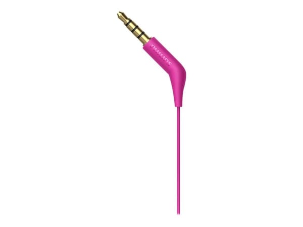 Philips TAE1105PK - Ørepropper med mikrofon - i øret - kablet - 3,5 mm jakk - rosa