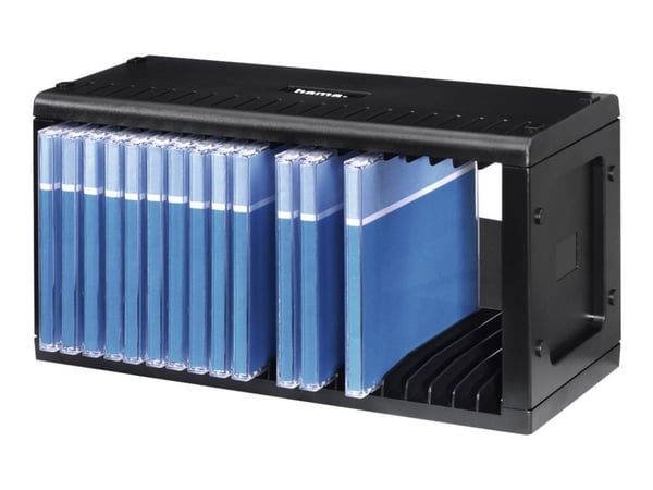 Hama CD-Rack 20, Black, 20 levyt, Musta, 312 mm, 135 mm, 60 mm, 474 g