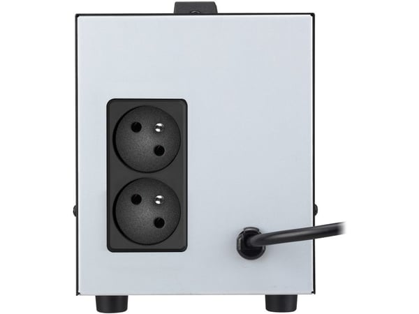 PowerWalker AVR 2000 SIV FR, 110 - 280 V, 2 kVA, 1600 W, 2 AC-utgångar, Typ E, 502 J
