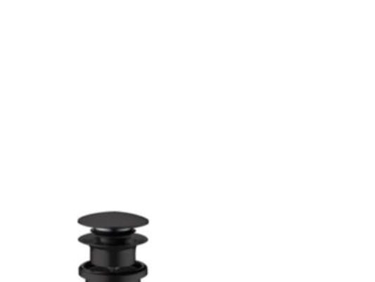 hansGrohe Push-Open bundventil 1 1/4", mat sort hansGrohe Push-Open bundventil 1 1/4", mat sort