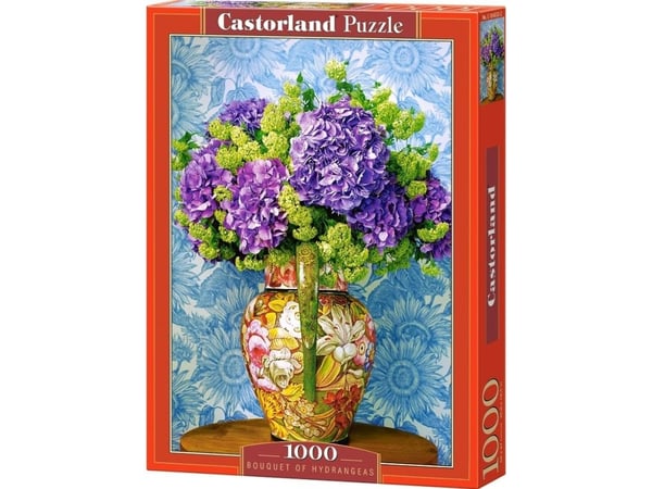 Castorland Bouquet of Hydrangeas 1000 pcs, 1000 stykker, Flora, 9 år