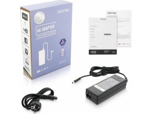 Lader til bærbar PC - Mitsu 19V 4,74A (4.5x3.0 Pin)