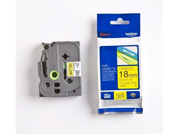 Brother - Rull (1,8 cm x 8 m) laminert teip - for P-Touch PT-1650, 18, 1830, 1880, 1950, 1960, 2100, 2110, 2430, 2700, 2710, 3600, 9800