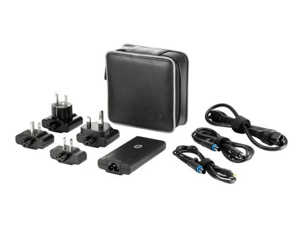 HP Smart Travel - Strømadapter - 65 watt - 3-faset - for EliteBook 2170, 2570; ENVY Laptop 14
