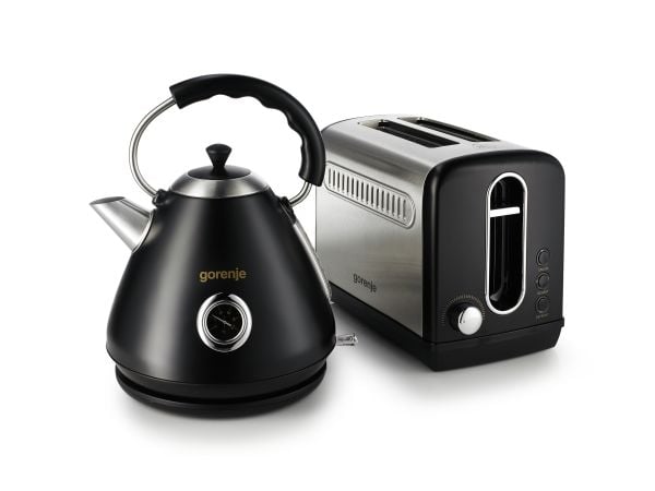 Gorenje Classico K17CLBK - Vattenkokare - 1.7 liter - 2200 W - svart