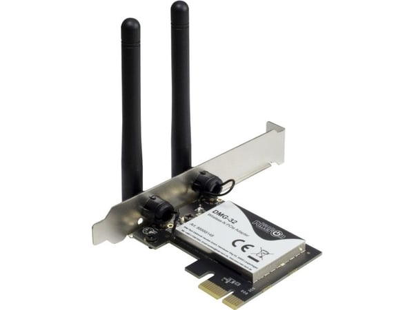 Inter-Tech DMG-32 - Nettverksadapter - PCI Express x1 - Wi-Fi 5