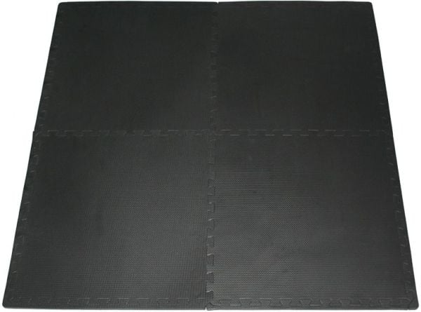 HMS beskyttelsesmåtte MP12 122 x 122 x 1,2 cm sort