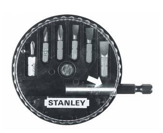 Stanley-bittisarja 1/4" + 1/4" kahva 7kpl - 68-735