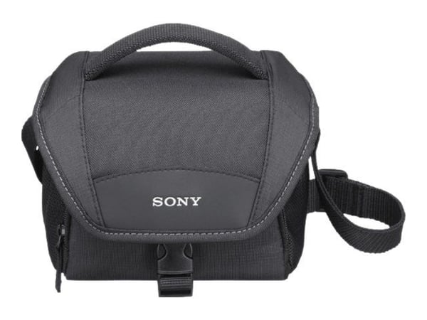 Sony LCS-U11, Olkalaukku, Sony, DSC-WX300 DSC-H200 DSC-HX50 DSC-TX30 NEX-3NL NEX-3NY HDR-GW66VE HDR-PJ220E HDR-TD30VE ..., musta