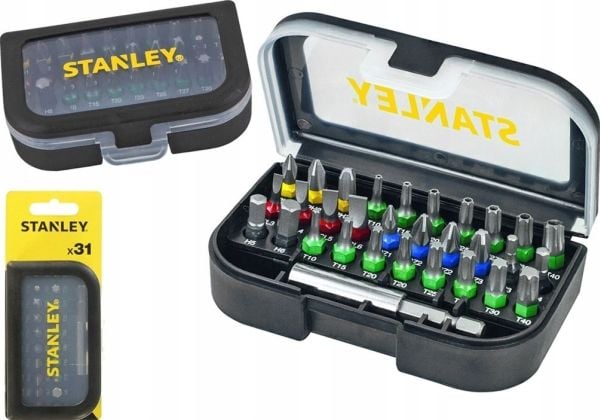 snurre rundt dysesett "STANLEY" 31 stk.