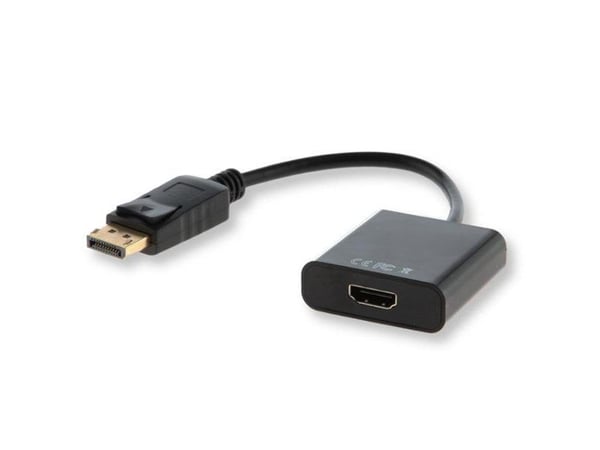SAVIO CL-55 - Video adapter - DisplayPort hann til HDMI hunn - 20 cm
