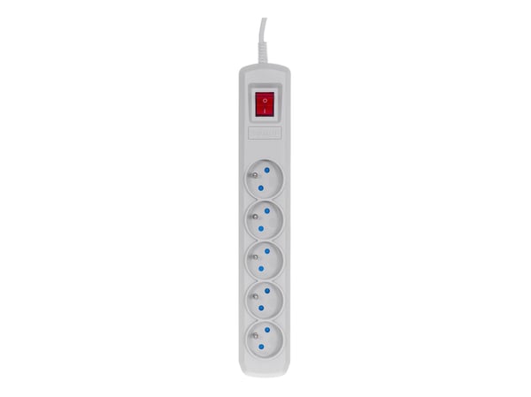 Activejet ACP-5GN 5M SZ, 5 m, inomhus, Typ E, Typ E, Plast, Grå