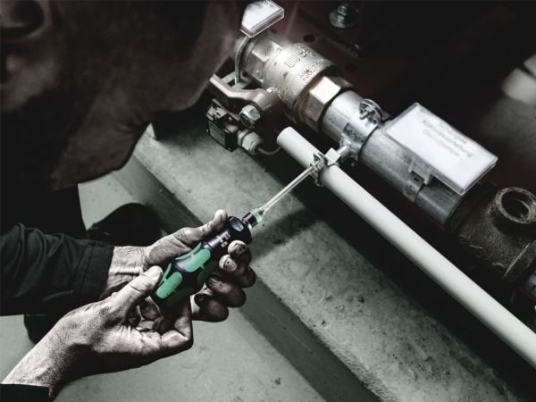 Wera Kraftform Kompakt Turbo - Screwdriver handle with bit set - 19 deler - inn bærepung