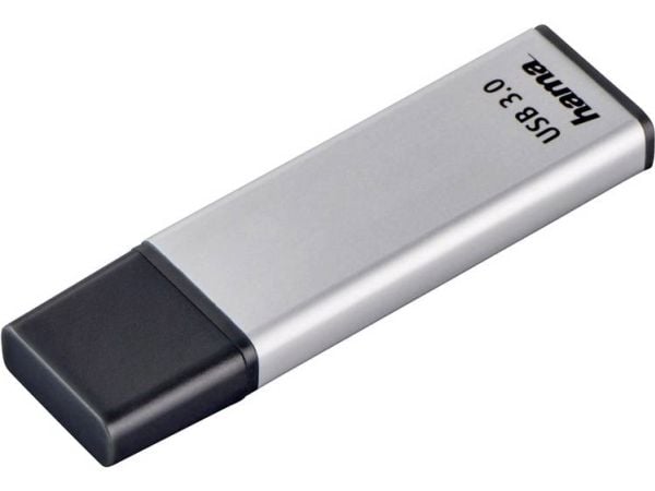 Hama Classic, 64 GB, USB Typ-A, 3.2 Gen 1 (3.1 Gen 1), Hætte, Sølv