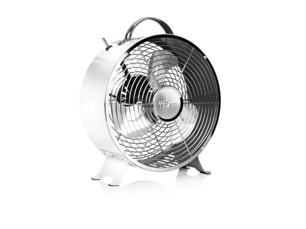 Tristar VE-5967, Husholdningsvifte, Sølv, Hvit, Bord, Metall, 49,5 dB, 1800 RPM