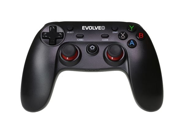 Evolveo EasyPhone Fighter F1, Gamepad, Android, PC, Playstation 3, Valg-knapp, Startknapp, Turboknapp, Ledning & Trådløs, Bluetooth/USB, 2,4 GHz